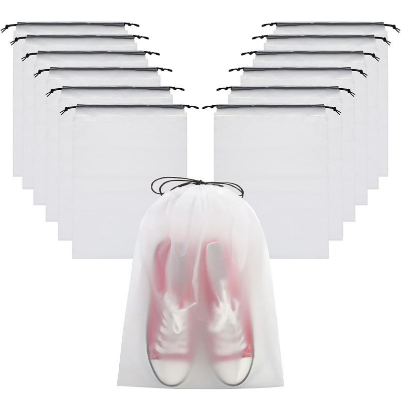 Reusable Zip Bag - 5/10PCS Shoe Storage Drawstring Bags Waterproof