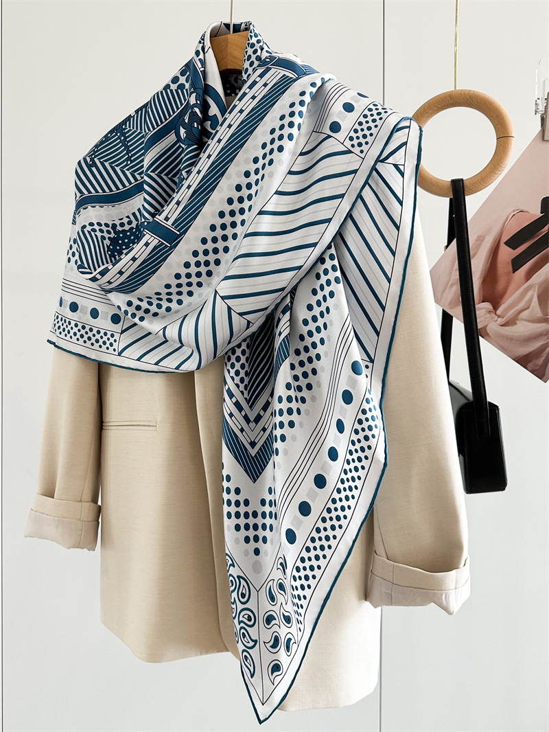 Travel Accessories Neck - 14mm Silk Scarf Luxury Designers Hand-rolled