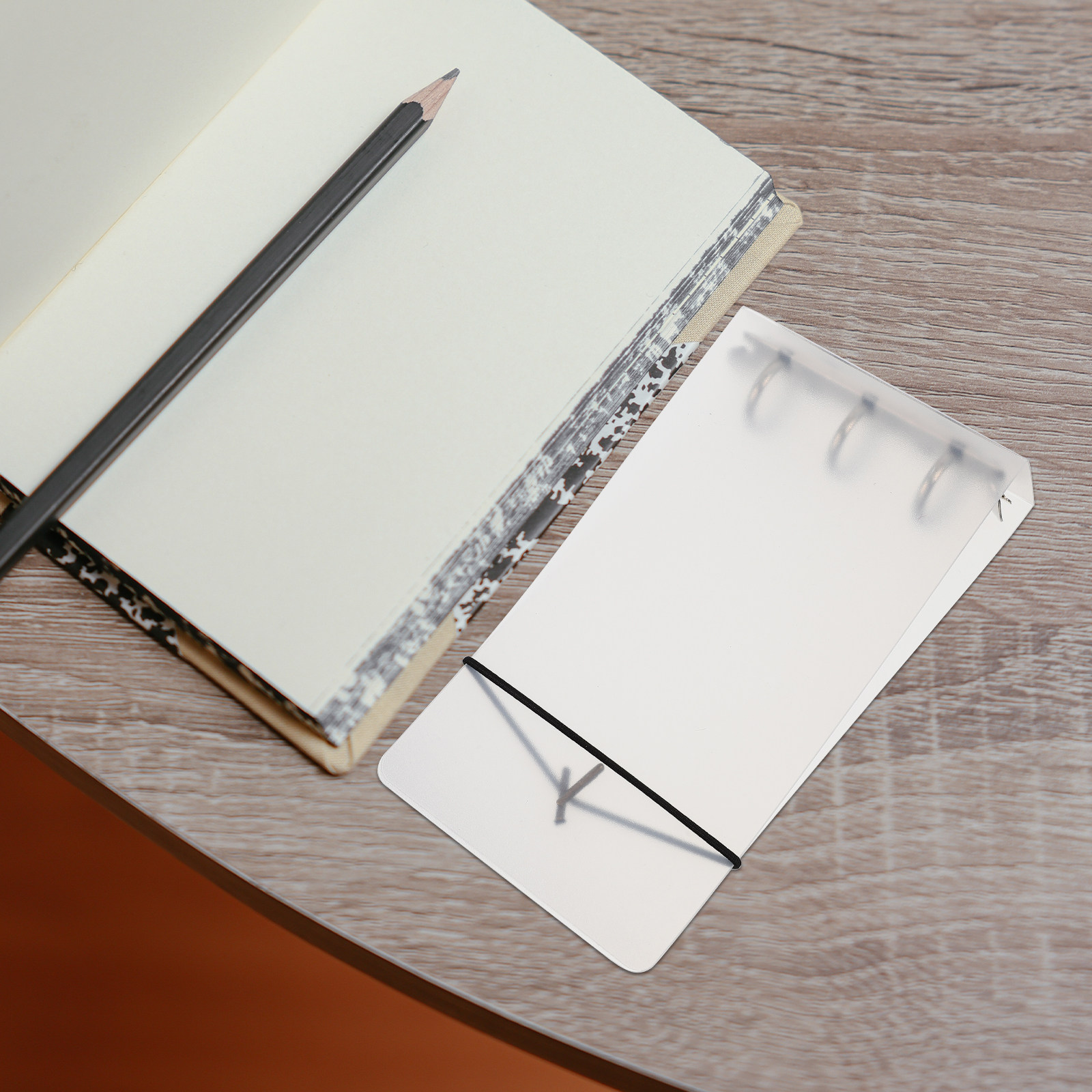 Travel Notebook Journal - 3Pcs Clear Notebook Binder with Replaceable