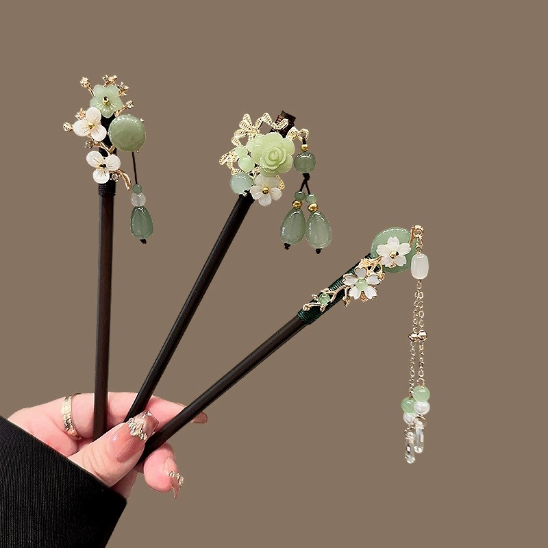 Travel Accessories Deals - Antique Wooden Hairpin Women's Elegant Hair
