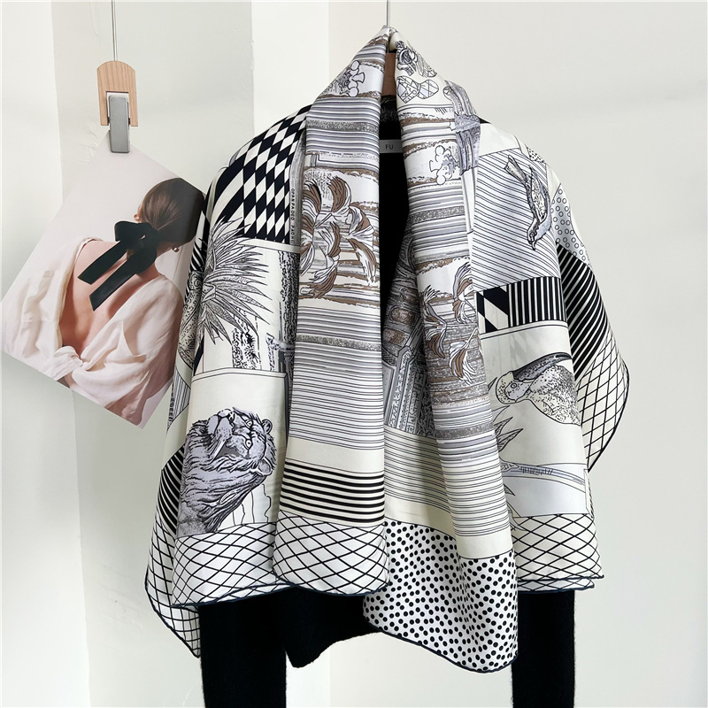Travel Accessories Neck - Large Silk Scarfs Brands Designer Hand-rolled