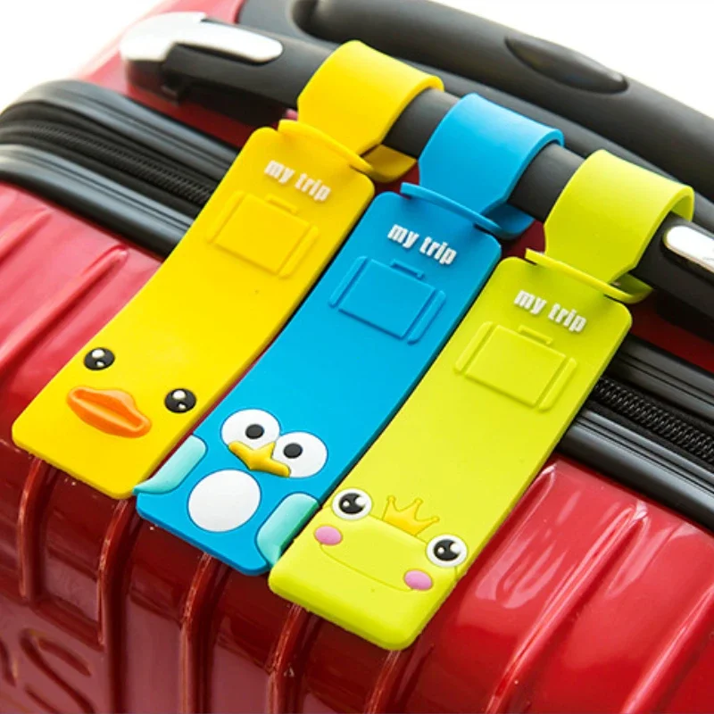 Travel Accessories Name - Cute Cartoon Animal Silicone Luggage Tag