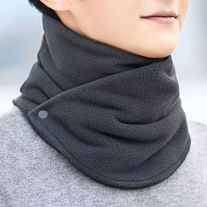Travel Accessories Neck - 1pc Winter Thickened Fleece-Lined Neck Gaiter