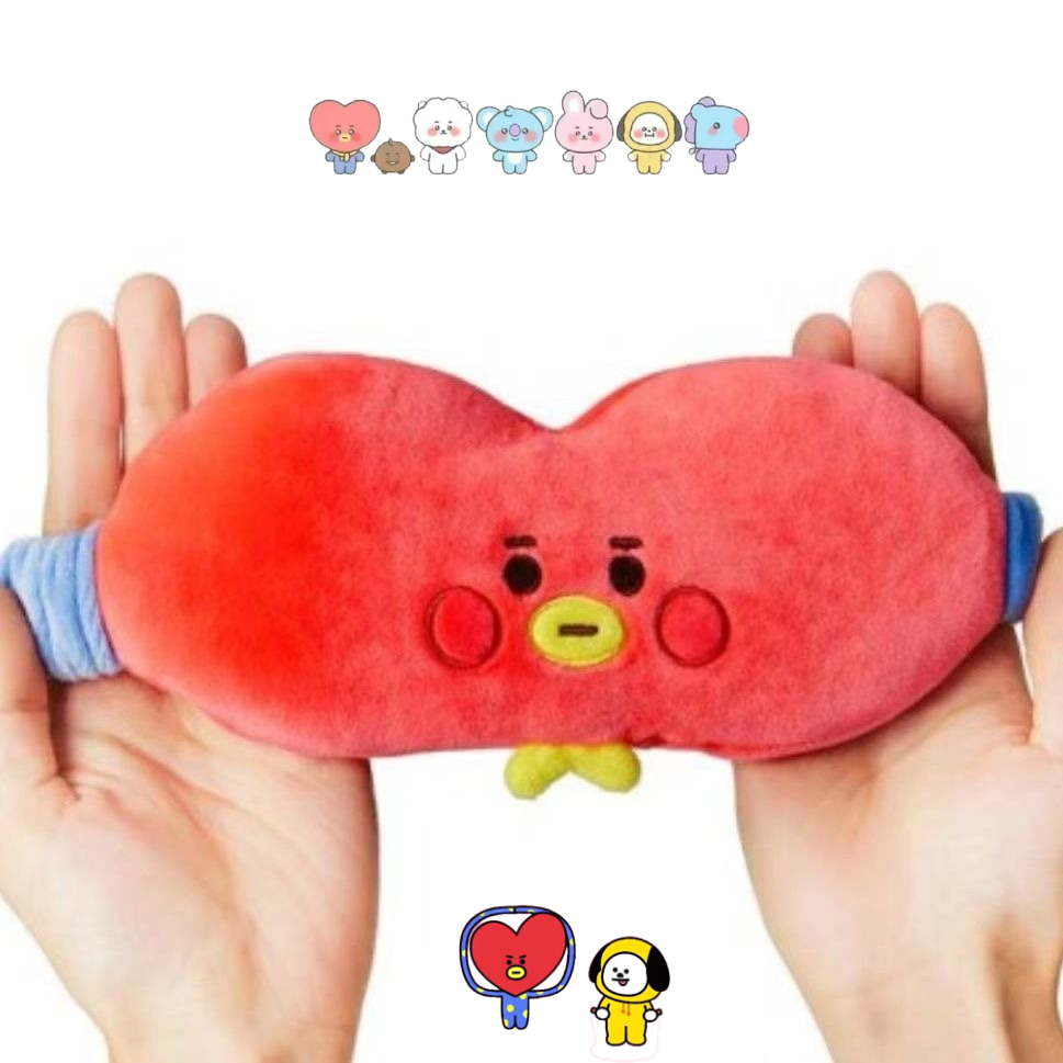 Travel Accessories Deals - BT21 cartoon cute plush doll eye