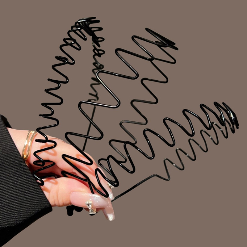 Travel Accessories Gifts For Men - Invisible Metal Wavy Hair Hoop Men