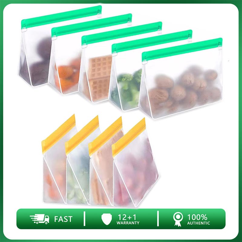 Reusable Zip Bag - Reusable Food Storage Bag Upgrade Leakproof