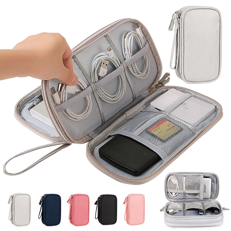 Travel Accessories Electronics - Multi-Color Portable Travel Digital Storage Bag