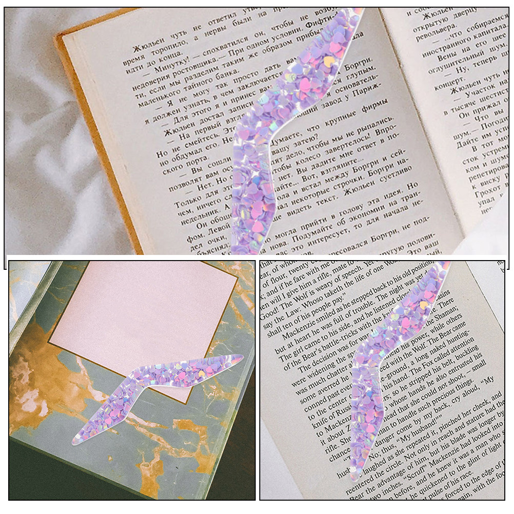 3Pcs Book Page Holders Resin T - огляд і ціна Travel Reading Accessories