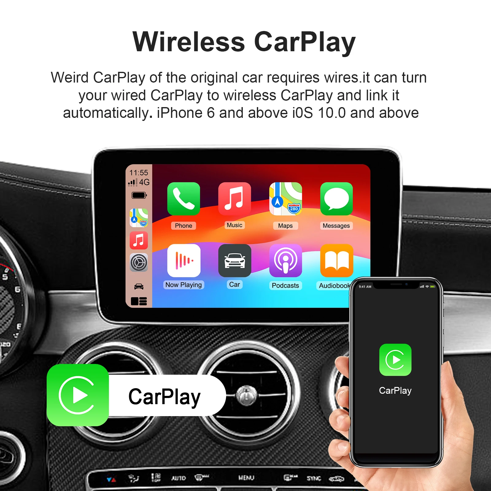 Hot Android 11 CarPlay AI Box  - огляд і ціна Travel Adapter Universal