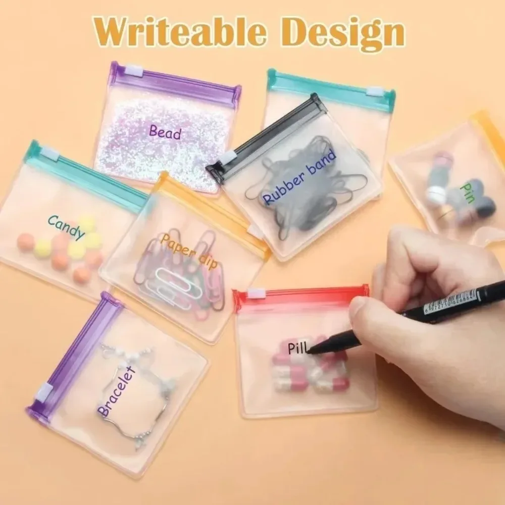 Mini Colorful Pill Dispenser B - огляд і ціна Reusable Zip Bag
