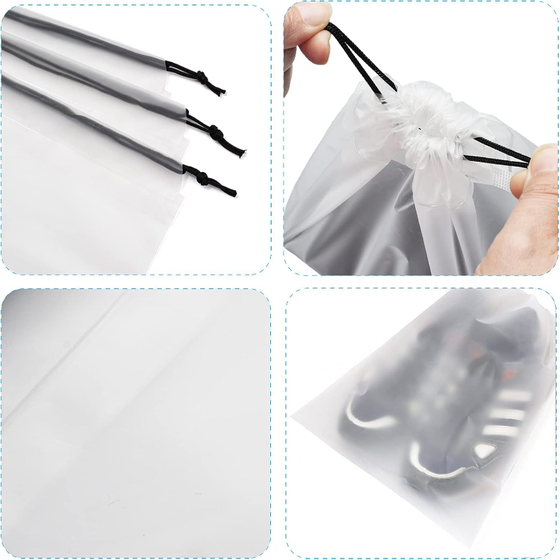 5/10PCS Shoe Storage Drawstrin - огляд і ціна Reusable Zip Bag
