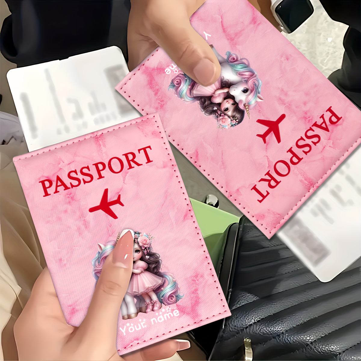 Unicorn Girl Pattern PU Passpo - огляд і ціна Travel Accessories Uk
