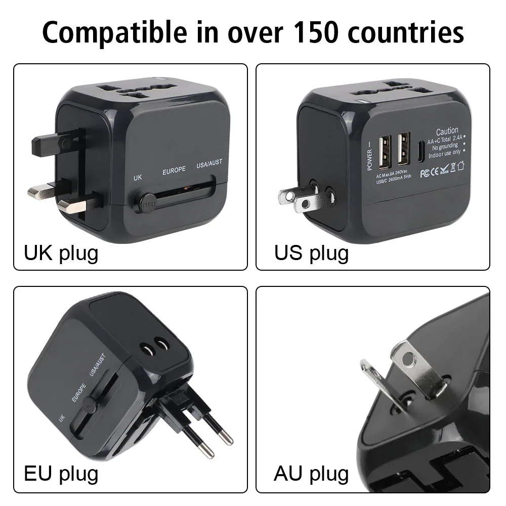 All-in-One Wall Travel Charger - огляд і ціна Travel Accessories Uk