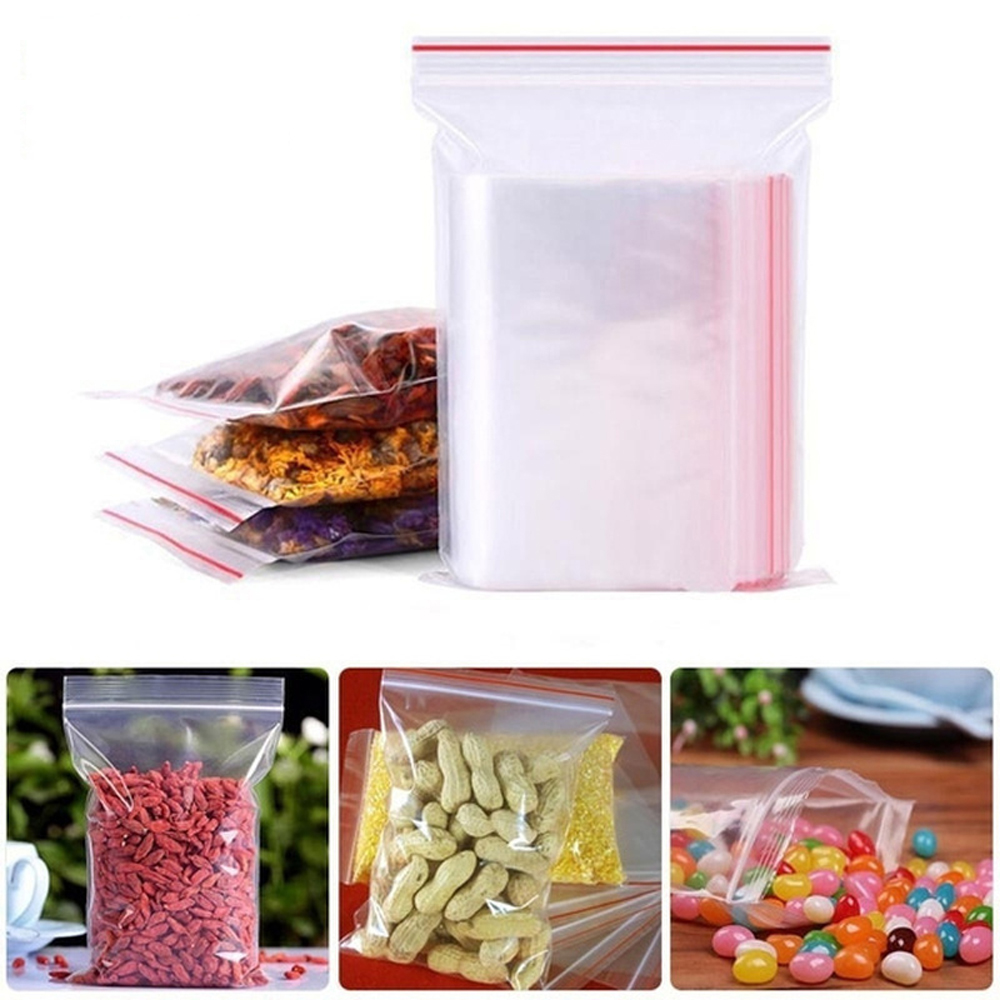 100-1000Pcs Small Zip Lock Pla - огляд і ціна Reusable Zip Bag