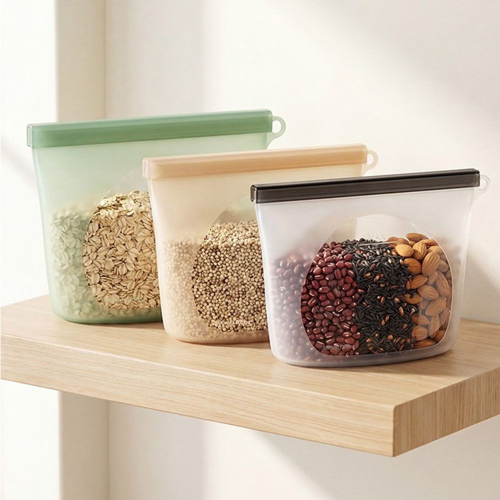 Silicone Food Preservation Bag - огляд і ціна Reusable Zip Bag