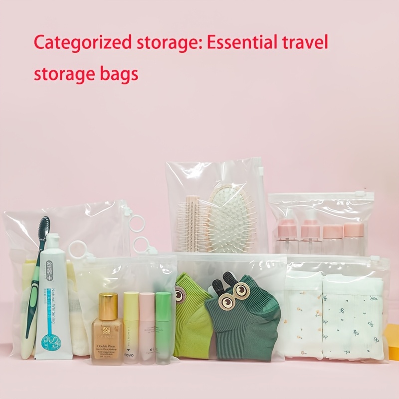 10pcs Travel Storage Bags Mult - огляд і ціна Reusable Zip Bag