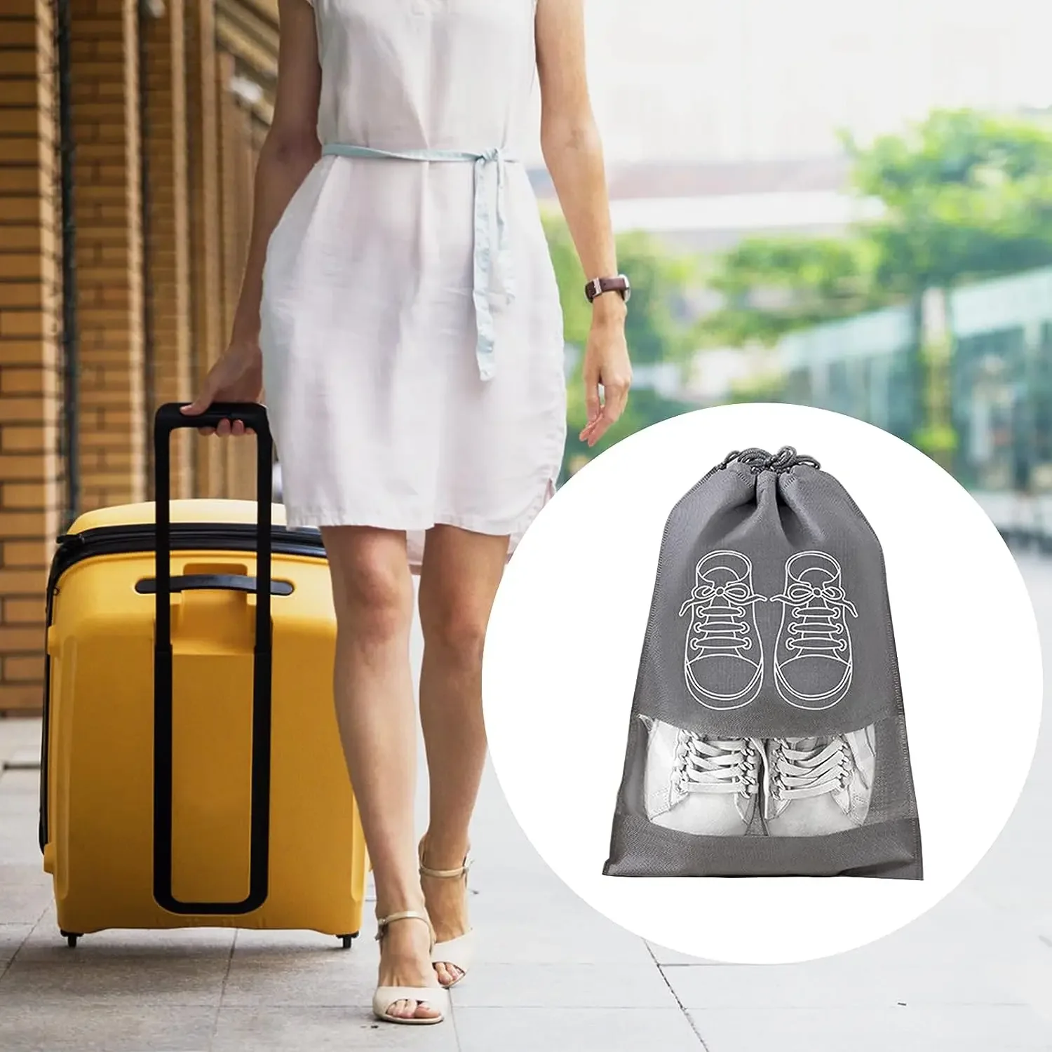 5/10PCS Shoes Storage Organize - огляд і ціна Reusable Zip Bag