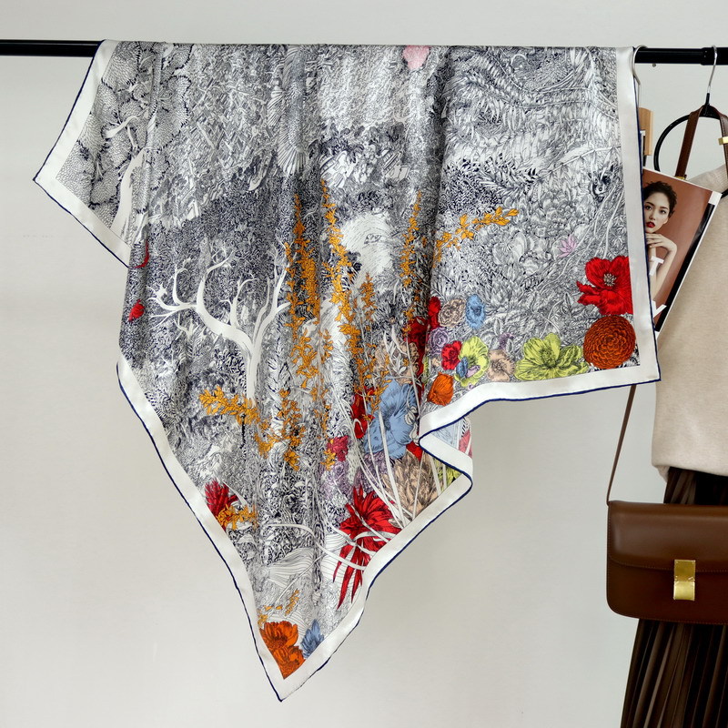 110CM Silk Scarf Luxury Hand R - огляд і ціна Travel Accessories Neck