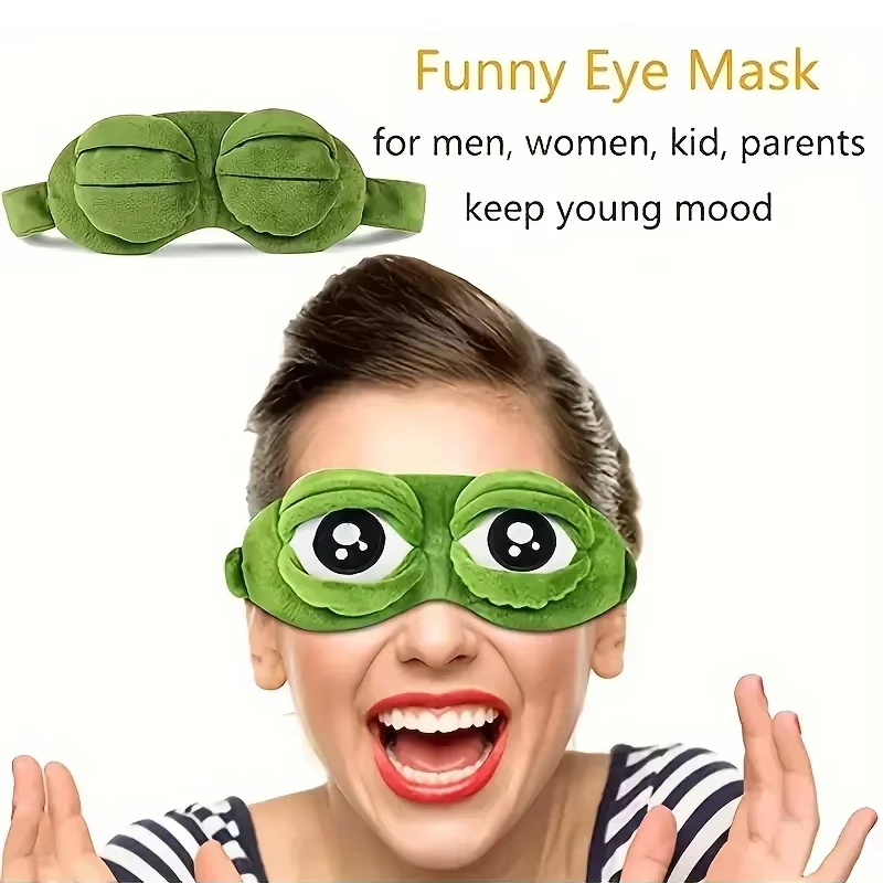 Frog Shaped Eye Mask Party Gam - огляд і ціна Travel Accessories Deals