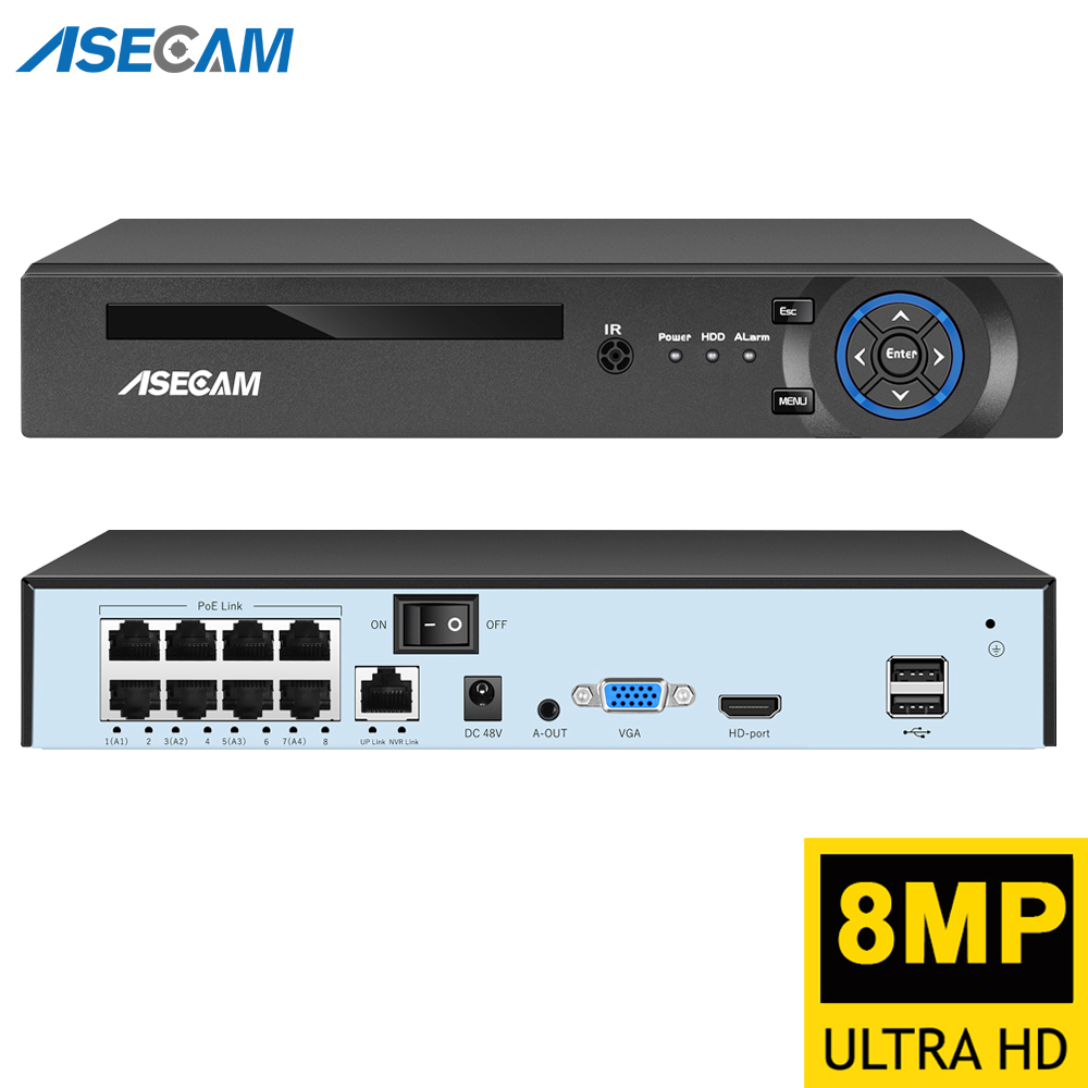 Super 8MP POE NVR Video Record - огляд і ціна Travel Accessories Uk
