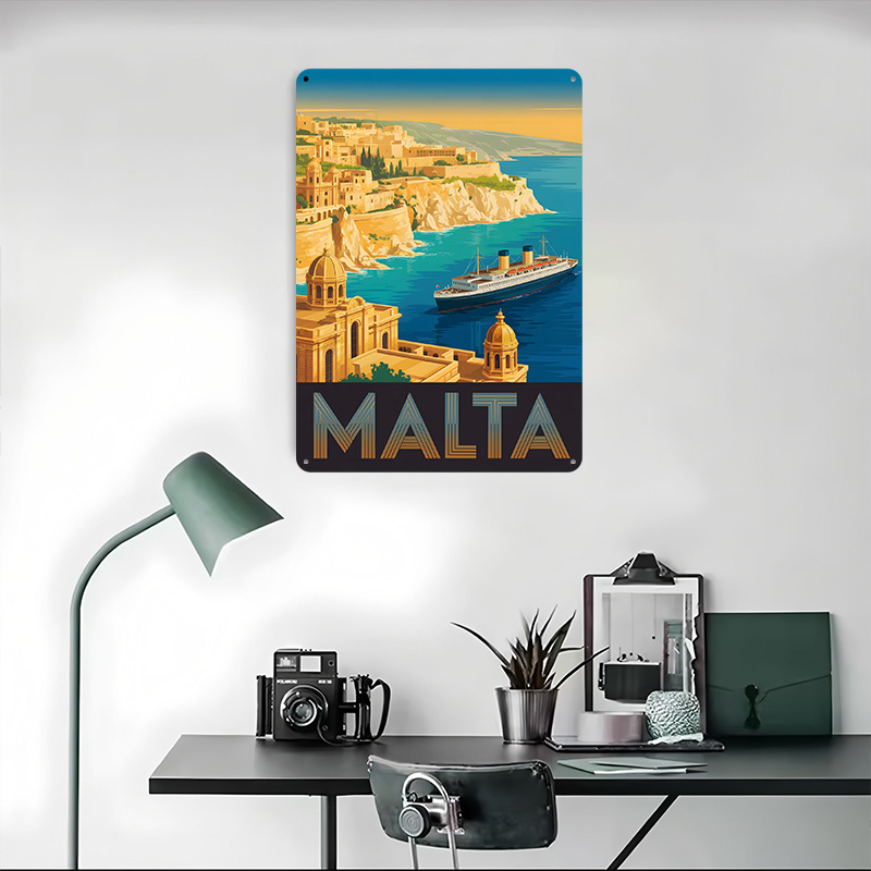 Malta Travel Metal Poster Cust - огляд і ціна Travel Accessories Malta