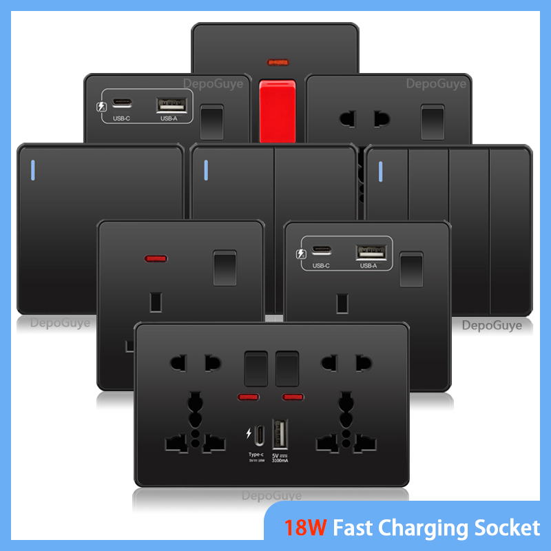 Universal Black USB Type-C 18W - огляд і ціна Travel Accessories Uk