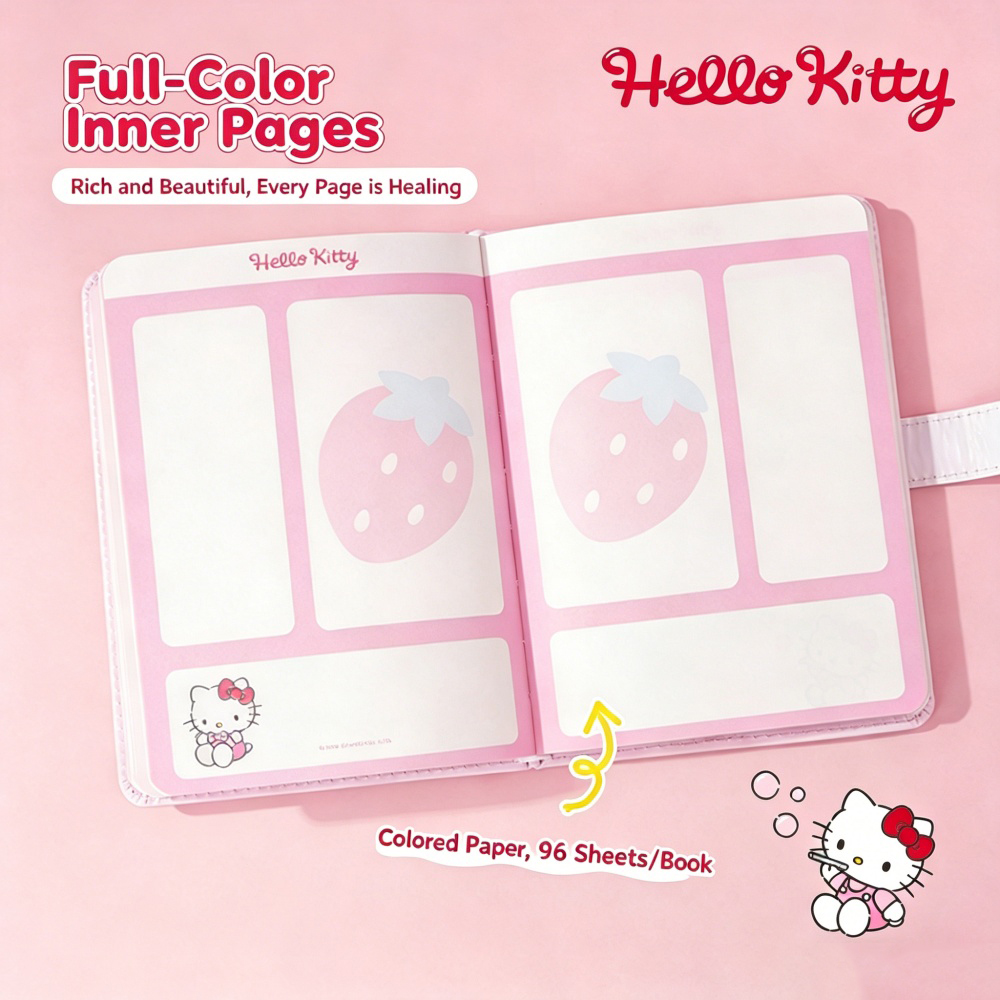 Genuine Sanrio Hello Kitty A5  - огляд і ціна Travel Notebook Journal