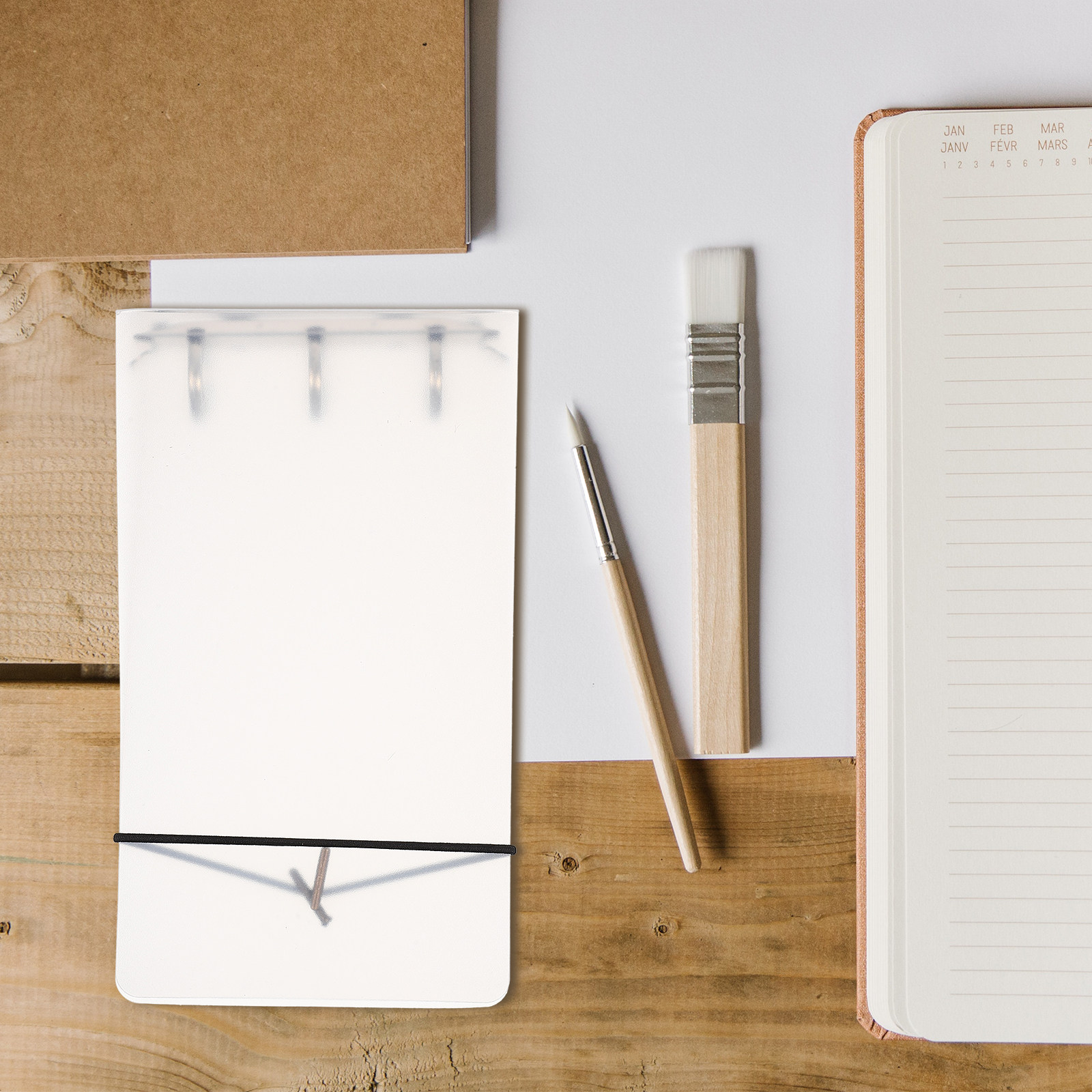 3Pcs Clear Notebook Binder wit - огляд і ціна Travel Notebook Journal
