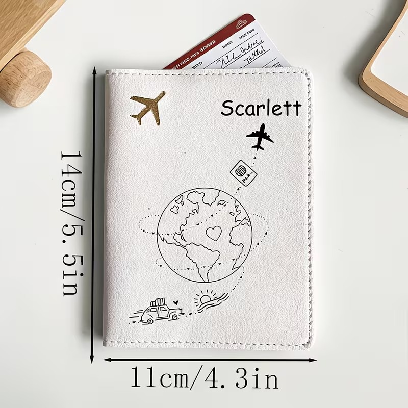 Custom Name Text Passport Cove - огляд і ціна Travel Accessories For Plane