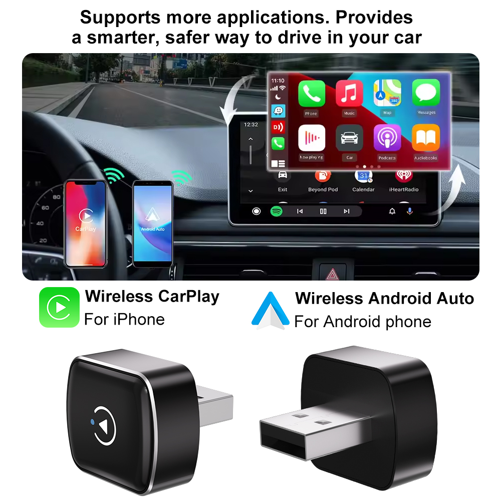 Car Play 2in1 Wireless CarPlay - огляд і ціна Travel Adapter Universal