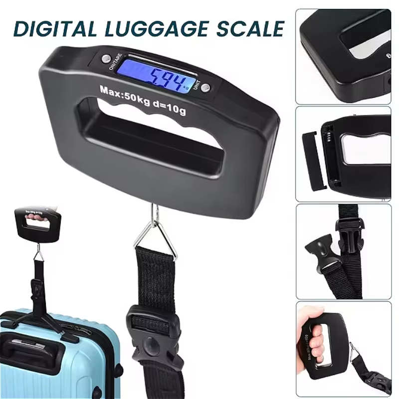 50kg/10g Digital Luggage Scale - огляд і ціна Travel Accessories Electronics