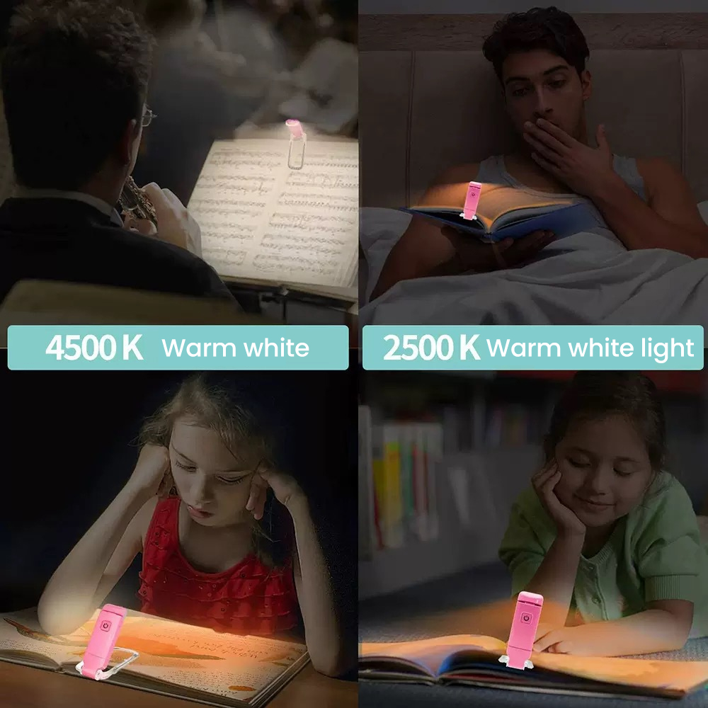 Portable Rechargeable LED Clip - огляд і ціна Travel Reading Accessories