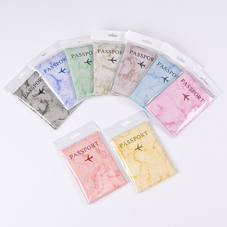 Macaron Color Marble Pattern P - огляд і ціна Travel Accessories For Plane