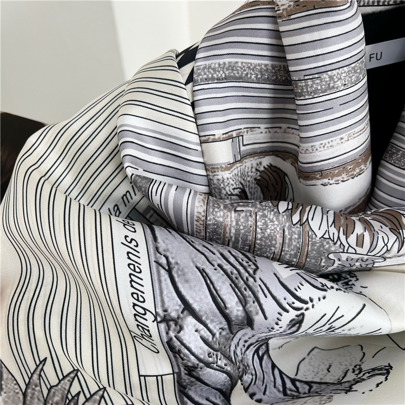Large Silk Scarfs Brands Desig - огляд і ціна Travel Accessories Neck