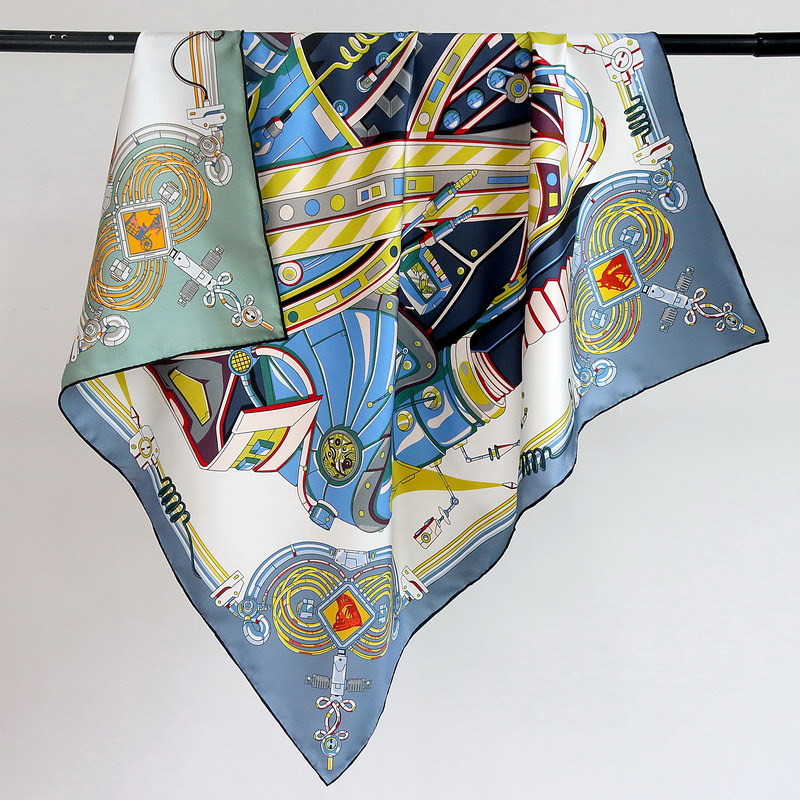18MM Silk Scarf Women Hand Rol - огляд і ціна Travel Accessories Neck