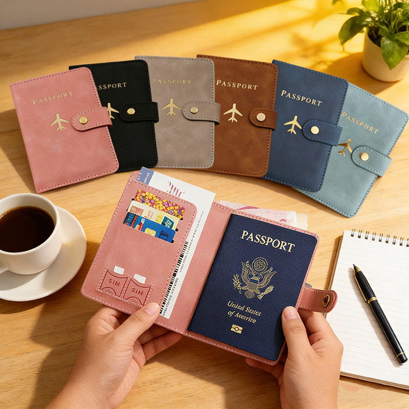Leather Passport Holder Covers - огляд і ціна Travel Accessories For Plane