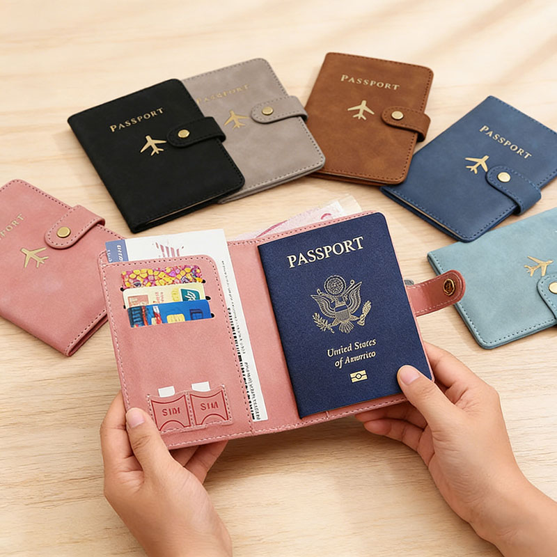 Leather Passport Holder Covers - огляд і ціна Travel Accessories For Plane