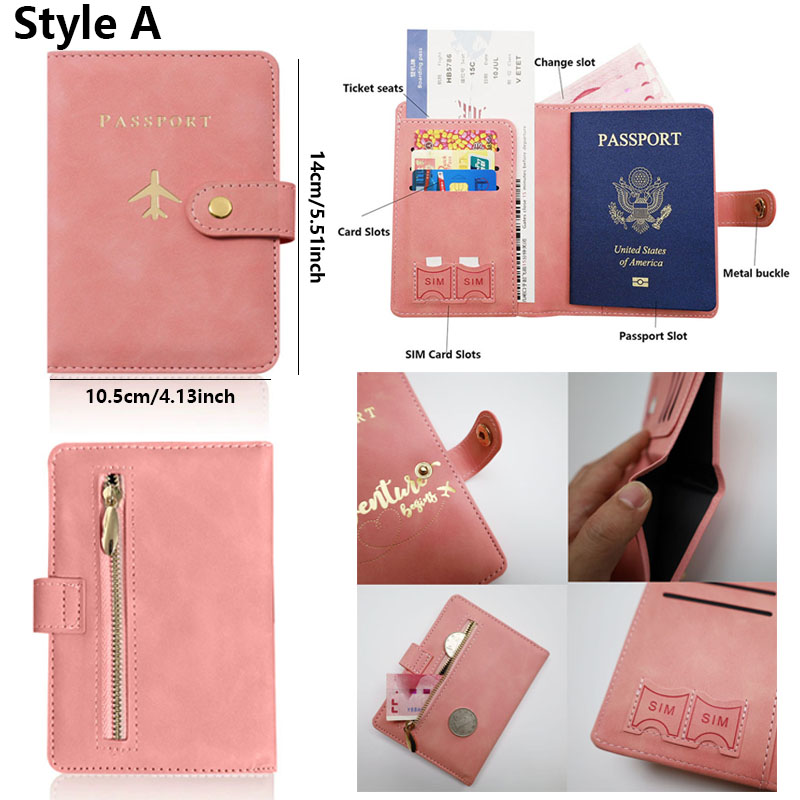 Leather Passport Holder Covers - огляд і ціна Travel Accessories For Plane