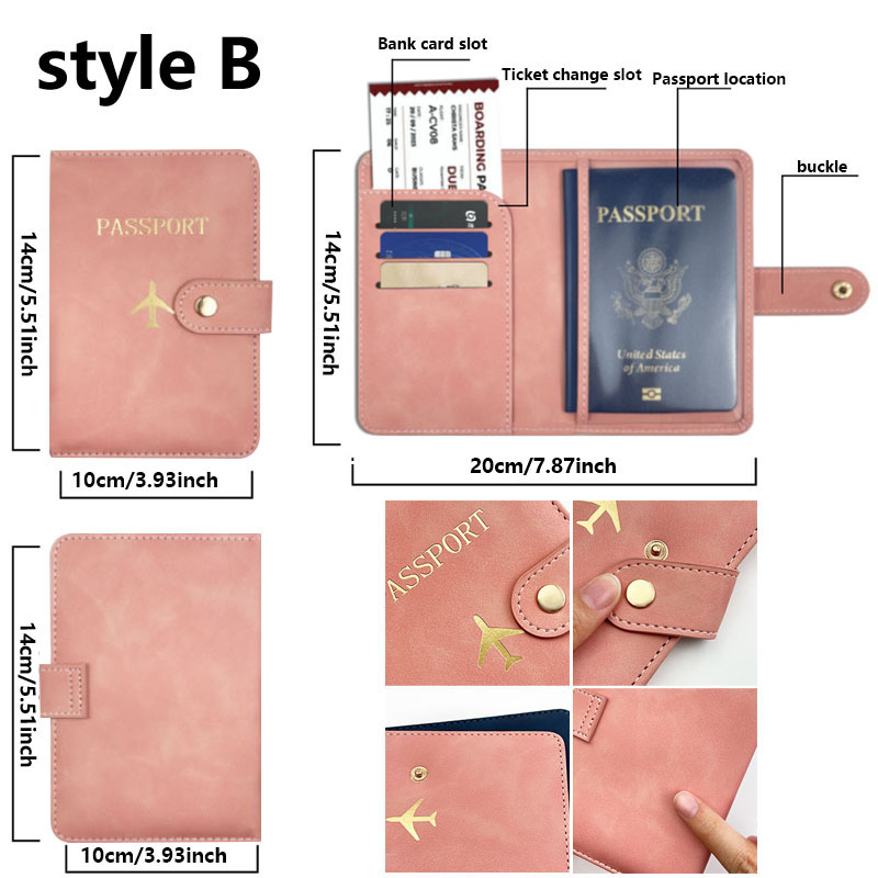 Leather Passport Holder Covers - огляд і ціна Travel Accessories For Plane
