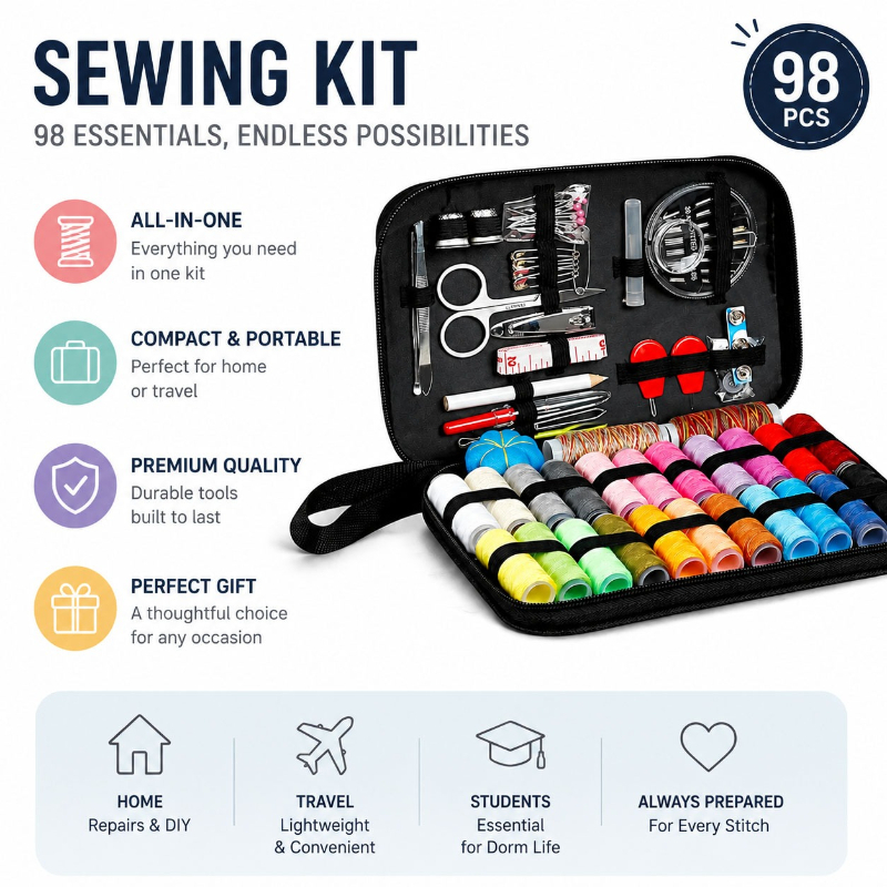 68/98PCS Sewing Accessories To - огляд і ціна Travel Accessories Deals