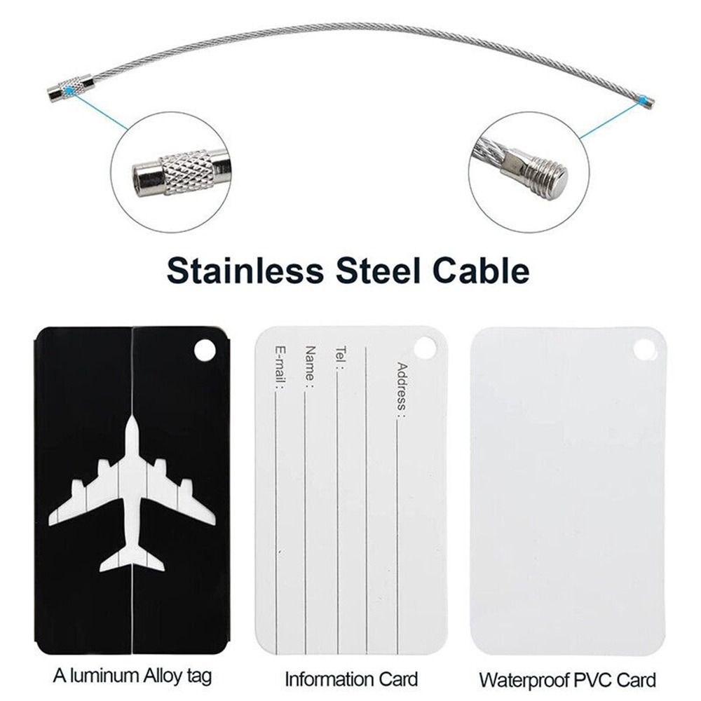 Aluminium Travel Luggage Tags  - огляд і ціна Travel Accessories Uk