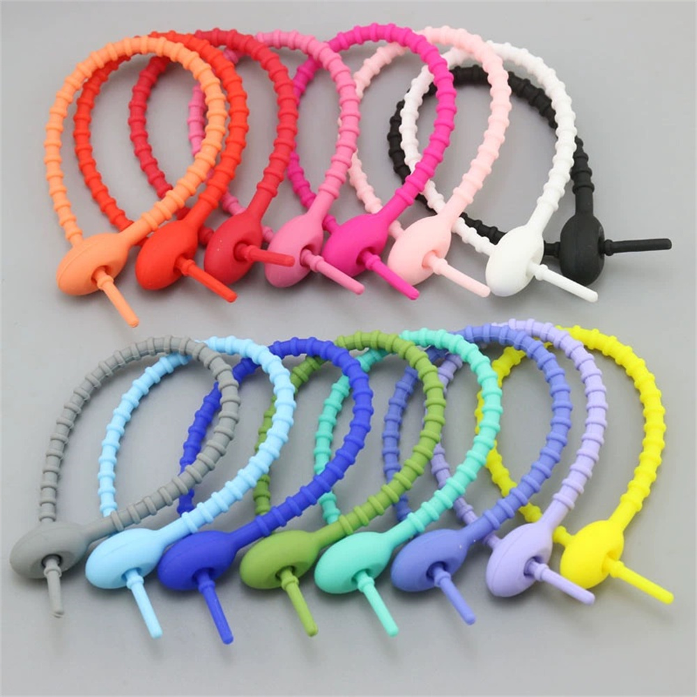 10Pcs/Lot Multi Color Silicone - огляд і ціна Reusable Zip Bag
