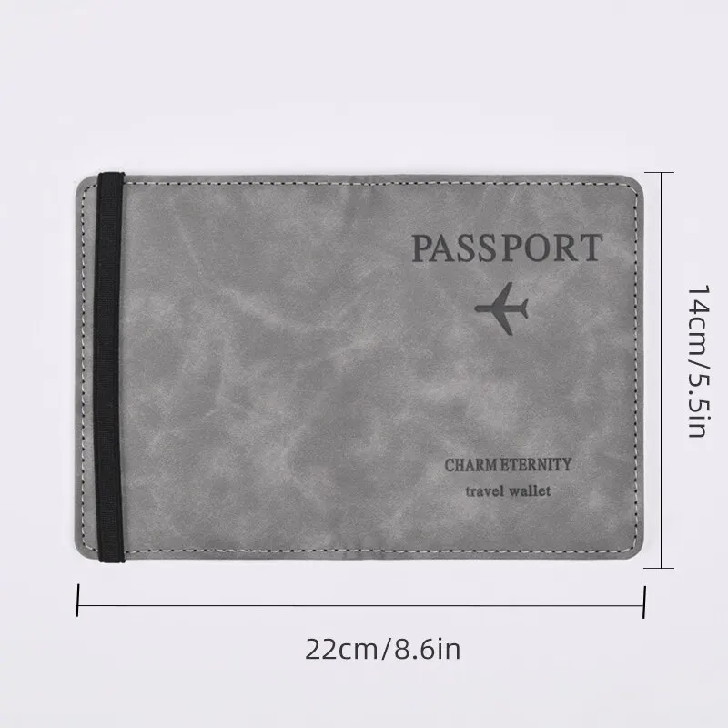 Men PU Leather Wallet Travel P - огляд і ціна Travel Accessories For Plane